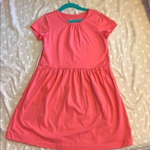 Primary pink cotton dress